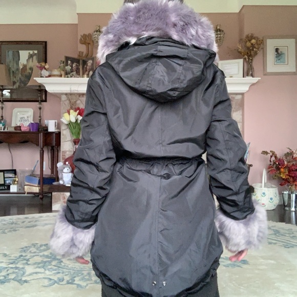 Roiiiii faux fur parka jacket - Picture 6 of 9